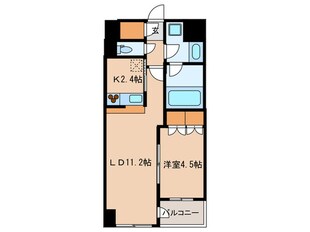 エスティメゾン四谷坂町の物件間取画像